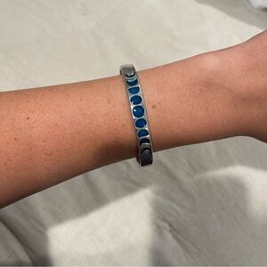 Blue & Silver Moon Phase Bracelet